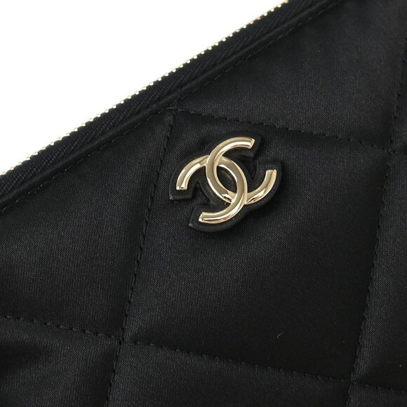 Chanel Black Satin Clutch Bag 115645 - Picture 3 of 9